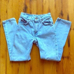 Orange tab Levi’s kids jeans